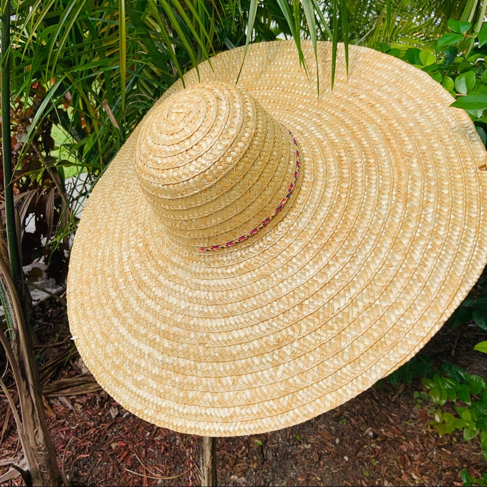 Last 1 ! Summer Wide Brim Straw Hats 👒 - NWOT - Picture 2 of 8